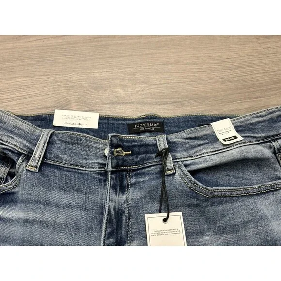Judy Blue Mid Waist Boot Cut American Honey  Womens Med Blue Jeans 20W NWT new - Picture 6 of 10
